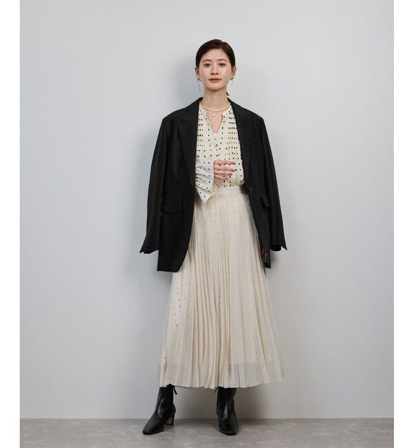 ROPE「シルクウールオーバージャケット」|テーラードジャケット|