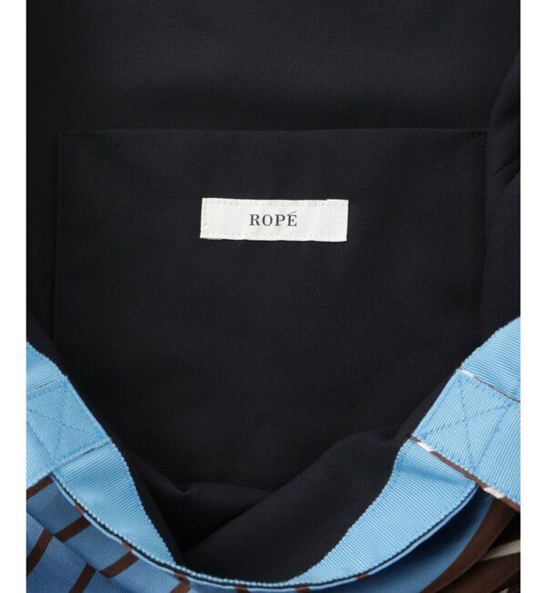 ROPE「幾何学柄シルクトートバッグ」|トートバッグ|