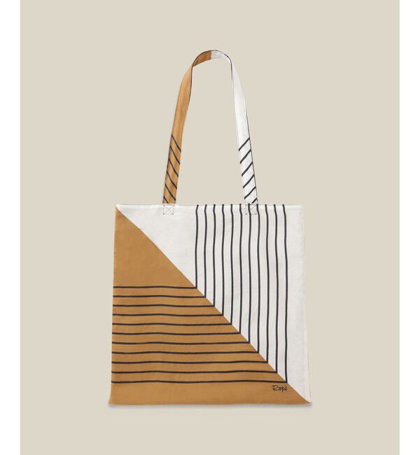 ROPE「幾何学柄シルクトートバッグ」|トートバッグ|