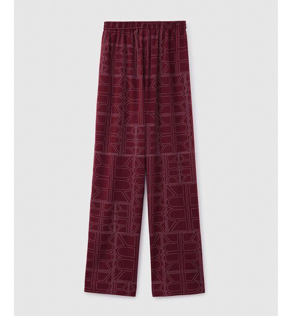 ROPE「R柄プリントイージーパンツ」|チノ|