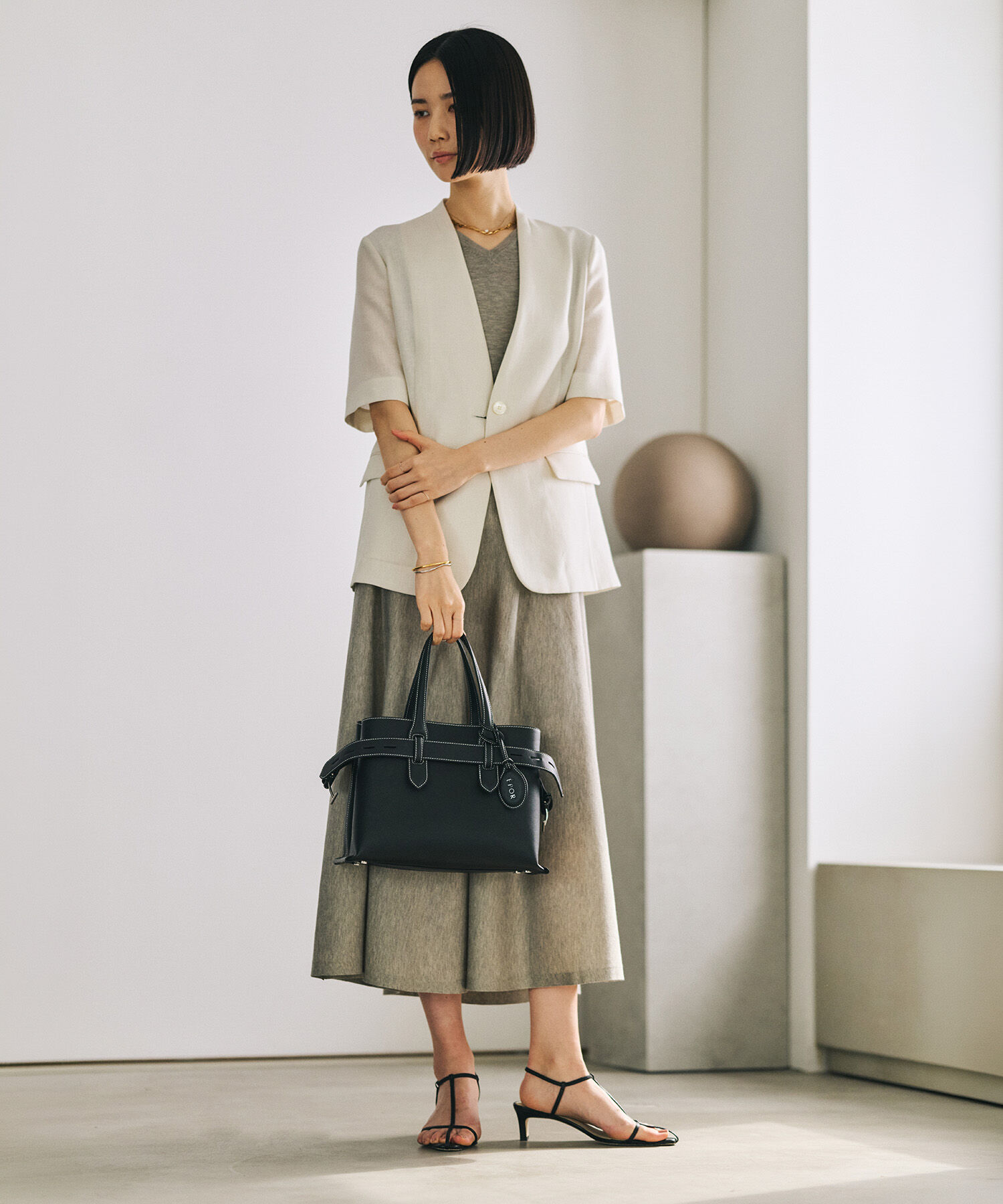 ROPE「【E'POR】A BAG Medium/通勤・26SS新型」|ハンドバッグ|