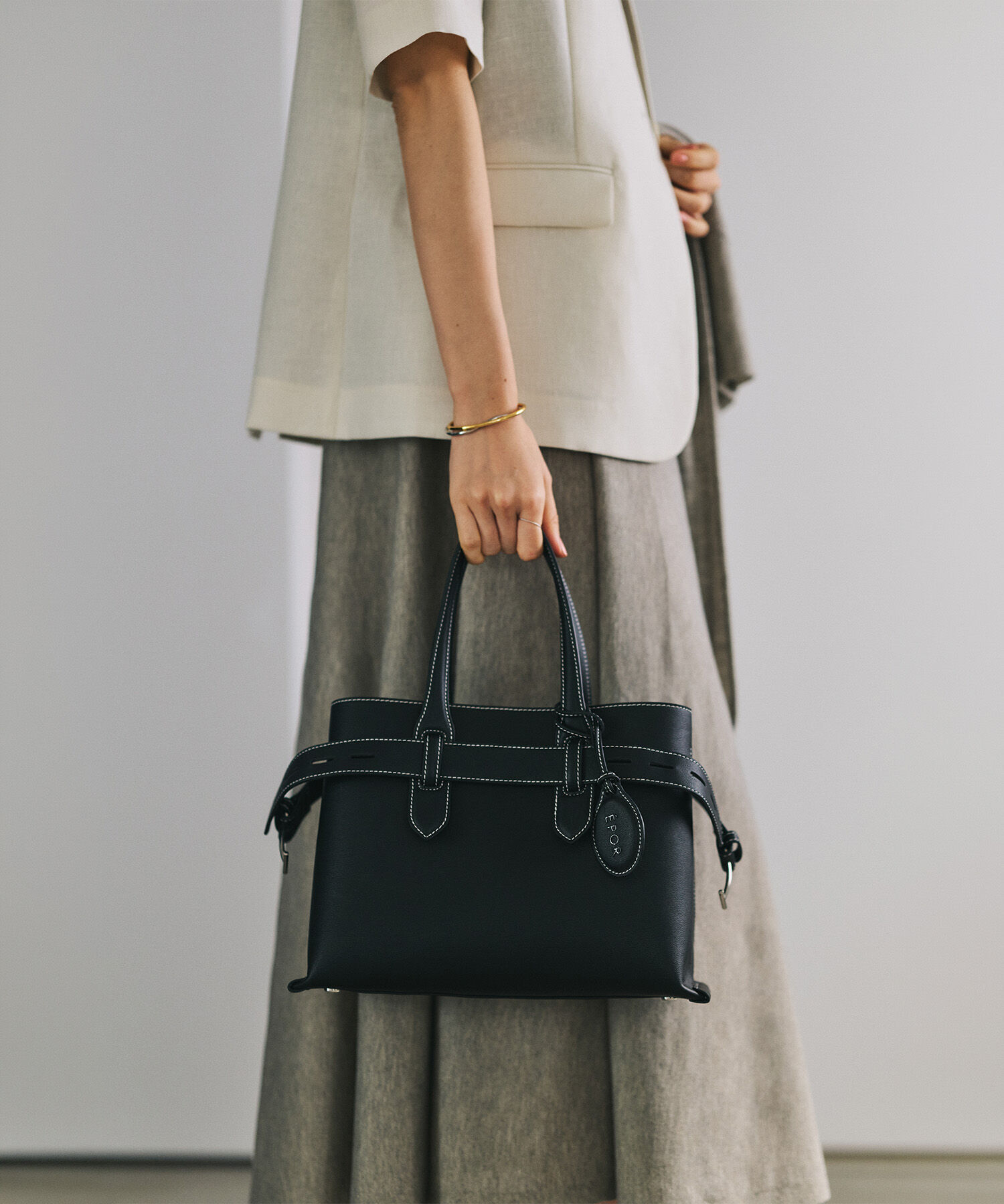 ROPE「【E'POR】A BAG Medium/通勤・26SS新型」|ハンドバッグ|