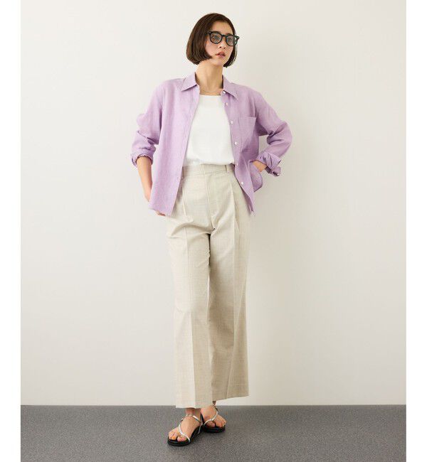 ROPE「サテンコンビジャージーキャミソール/イージーケア」|キャミソール|