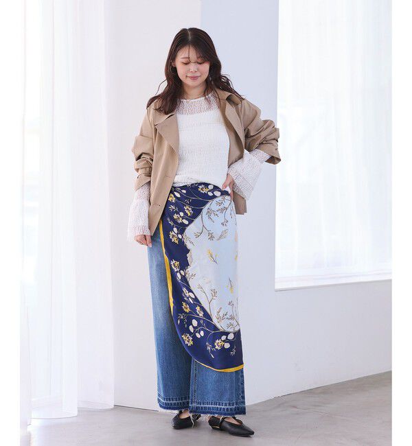 VIS「アソート柄スカーフ 90cm」|バンダナ・スカーフ|