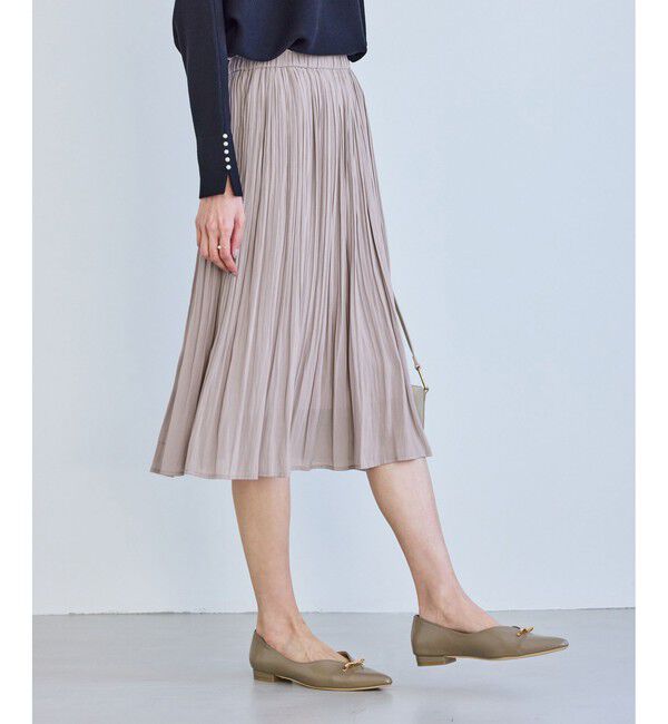 Rope&rsquo;Picnic「着丈が選べるエアリープリーツスカート」|スカート|