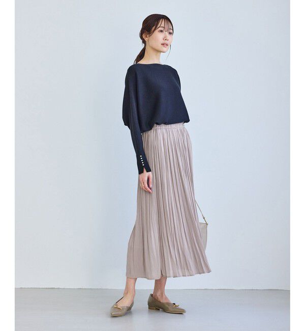 Rope&rsquo;Picnic「着丈が選べるエアリープリーツスカート」|スカート|