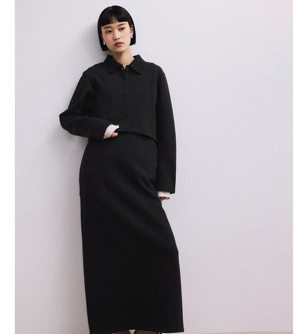 ADAM ET ROPE'「【WEB限定】カーディガンセットワンピース」|ワンピース|