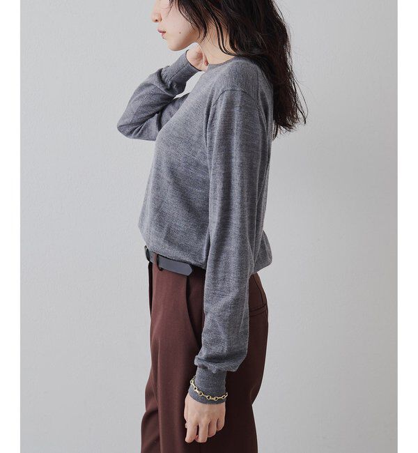  「16Gクルーネックプルオーバー」|ニット・セーター|