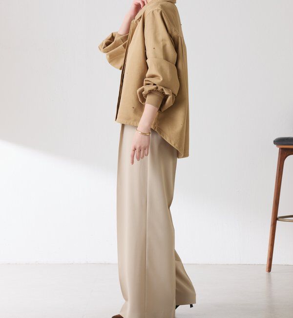  「Q.anos 2WAYデニムシャツ」|シャツ・ブラウス|