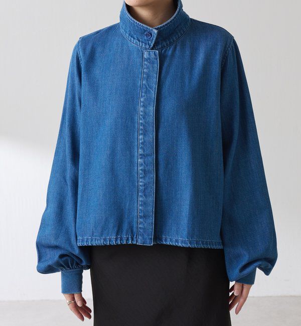  「Q.anos 2WAYデニムシャツ」|シャツ・ブラウス|