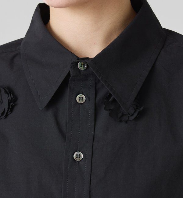  「フラワーモチーフシャツ」|シャツ・ブラウス|