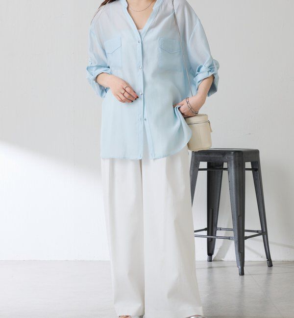  「シェルタリング3タックパンツ」|チノ|