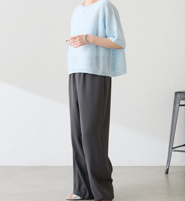  「シャーリーカーンハーフスリーブニット」|ニット・セーター|