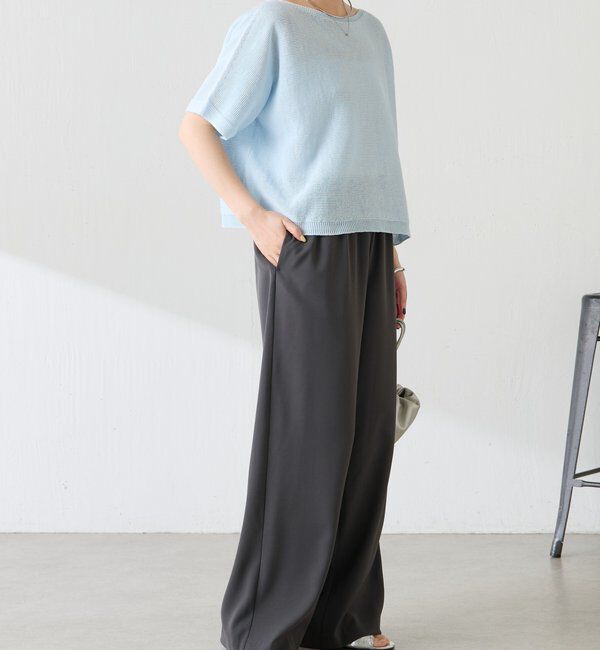  「シャーリーカーンハーフスリーブニット」|ニット・セーター|