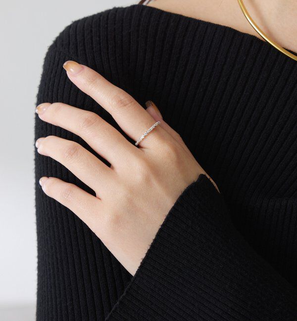  「【Sivelle./シヴェル】Silver925 チェーンリング」|リング|