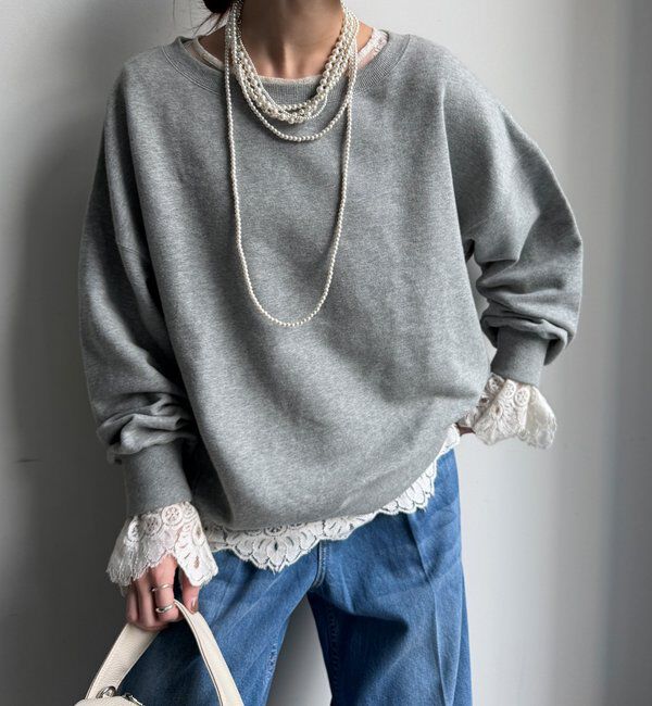  「レースフレアブラウス」|シャツ・ブラウス|