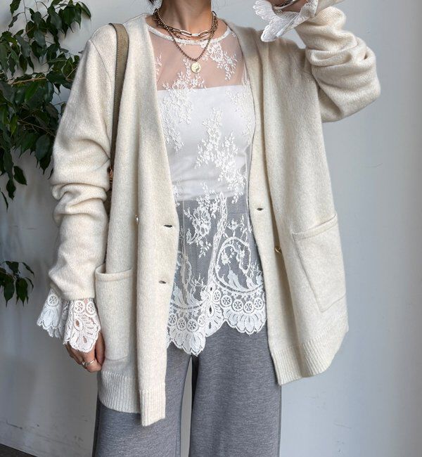  「レースフレアブラウス」|シャツ・ブラウス|