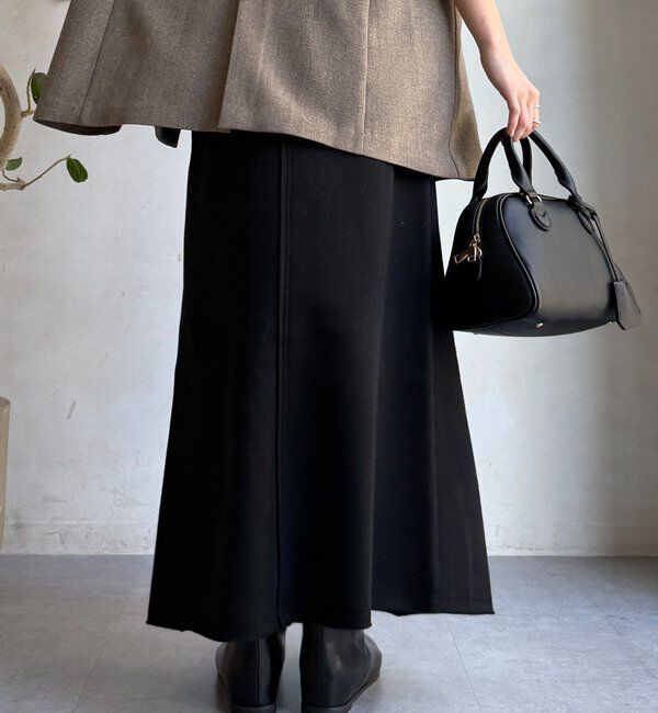  「裏起毛DD刺繍スカート」|スカート|