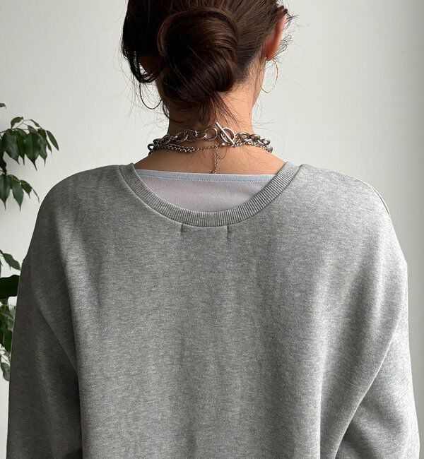  「裏毛裏起毛ヘンリーネックワンピース」|ワンピース|