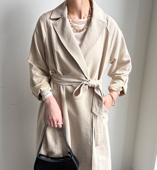  「【WEB限定】スウェードライクトレンチコート」|その他|