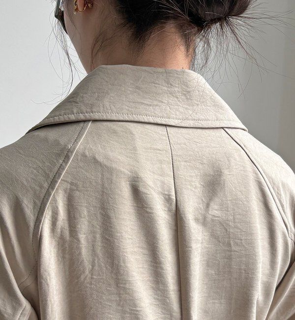  「【WEB限定】スウェードライクトレンチコート」|その他|