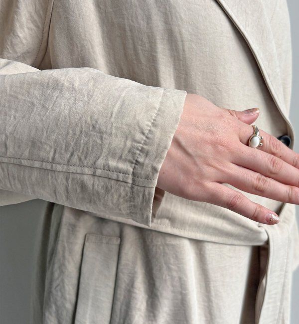  「【WEB限定】スウェードライクトレンチコート」|その他|