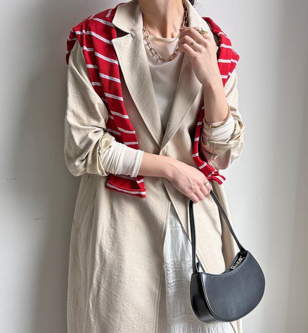  「【WEB限定】スウェードライクトレンチコート」|その他|