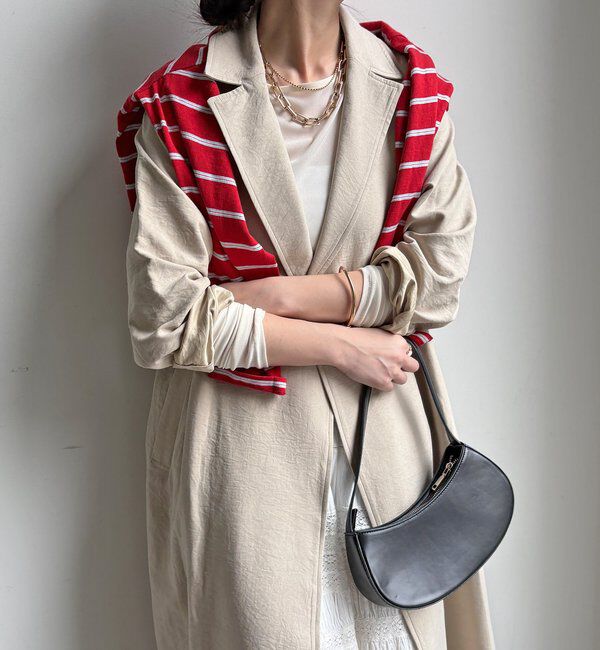  「【WEB限定】スウェードライクトレンチコート」|その他|