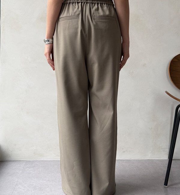  「ドライタッチワイドパンツ」|チノ|