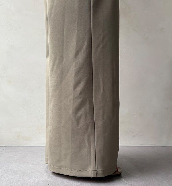  「ドライタッチワイドパンツ」|チノ|