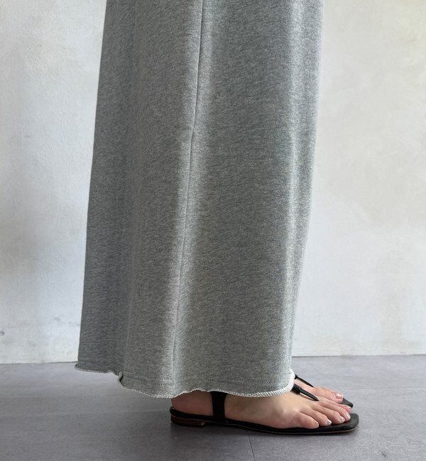  「裏毛ロングスカート」|スカート|