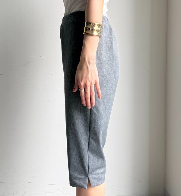  「ツイルストレッチカプリパンツ」|チノ|