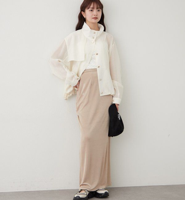  「マルチベルト付きカラーネットスカート」|スカート|