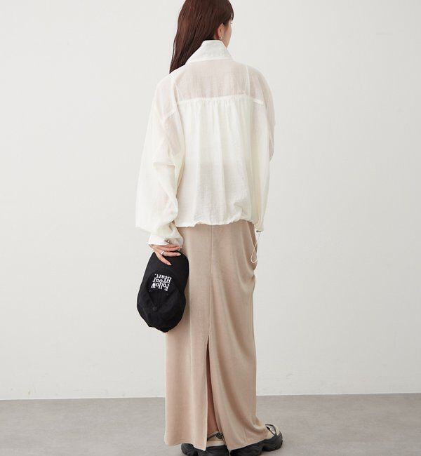  「マルチベルト付きカラーネットスカート」|スカート|