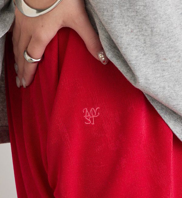  「マルチベルト付きカラーネットスカート」|スカート|