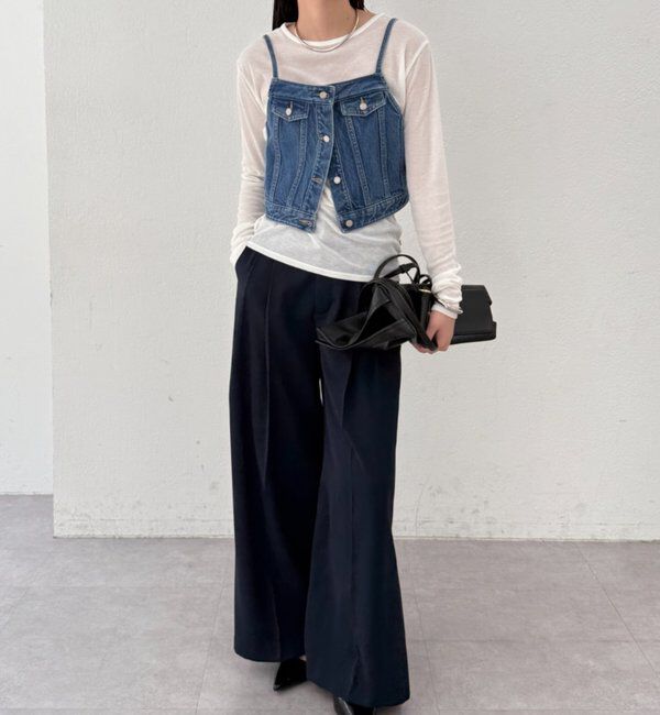  「デニムビスチェ」|シャツ・ブラウス|