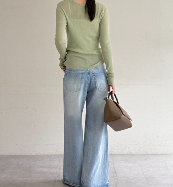  「シアーリブヘンリーニット」|ニット・セーター|