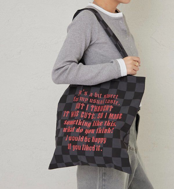  「【WEB限定】アソートメッセージロゴトートバッグ」|トートバッグ|