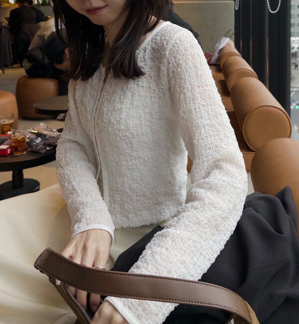  「【mana企画】シャーリングホックブラウス」|シャツ・ブラウス|