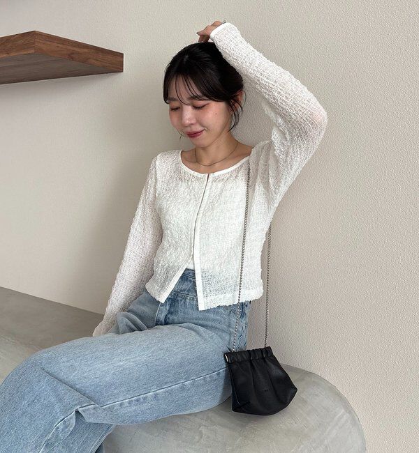  「【mana企画】シャーリングホックブラウス」|シャツ・ブラウス|