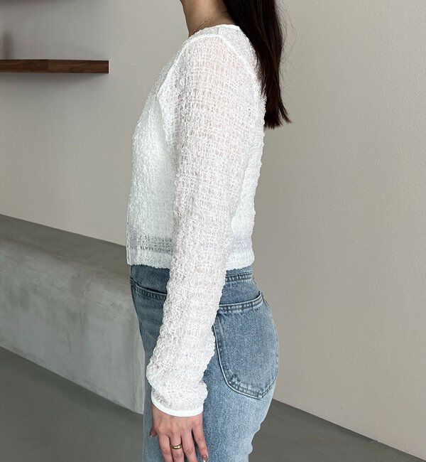  「【mana企画】シャーリングホックブラウス」|シャツ・ブラウス|