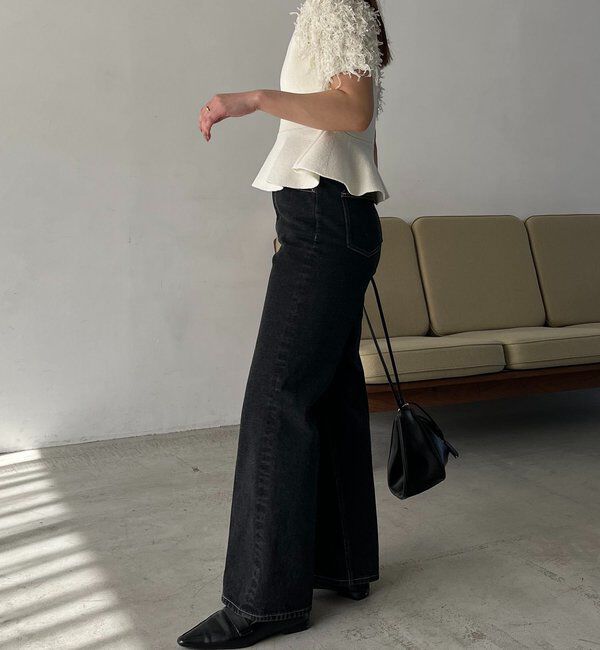  「フリンジペプラムニット」|ニット・セーター|