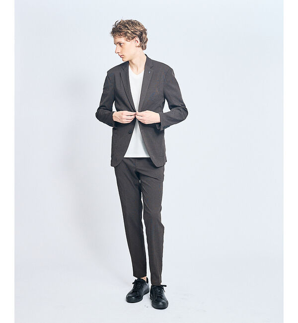 ABAHOUSE「【接触冷感/WEB限定】フリーザー VネックTシャツ /アイスピケ ストレッチ」|Tシャツ・カットソー|