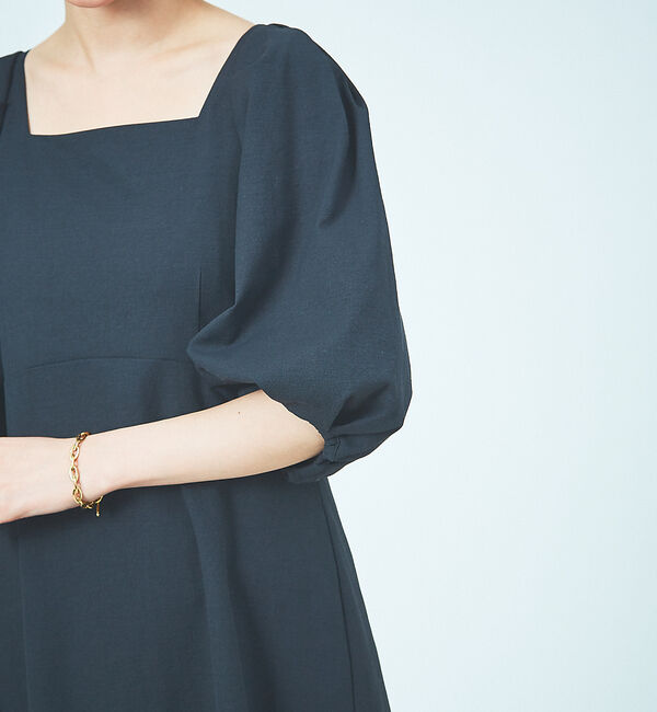 Rouge vif「ボリュームスリーブシェルタリングワンピース」|ワンピース|