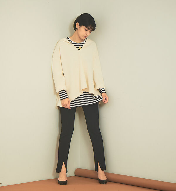 Rouge vif「フロントスリットウエストゴムパンツ」|その他|