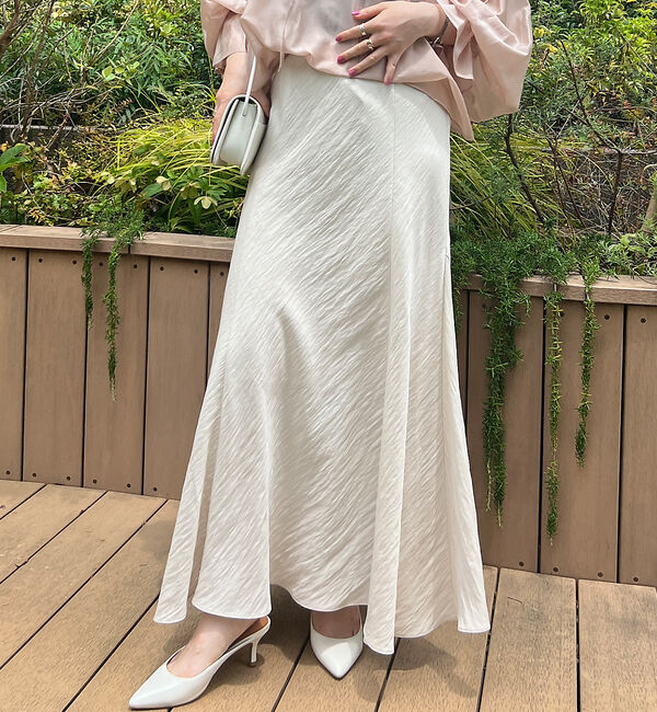 Rouge vif「切替フィブリルマキシスカート」|スカート|