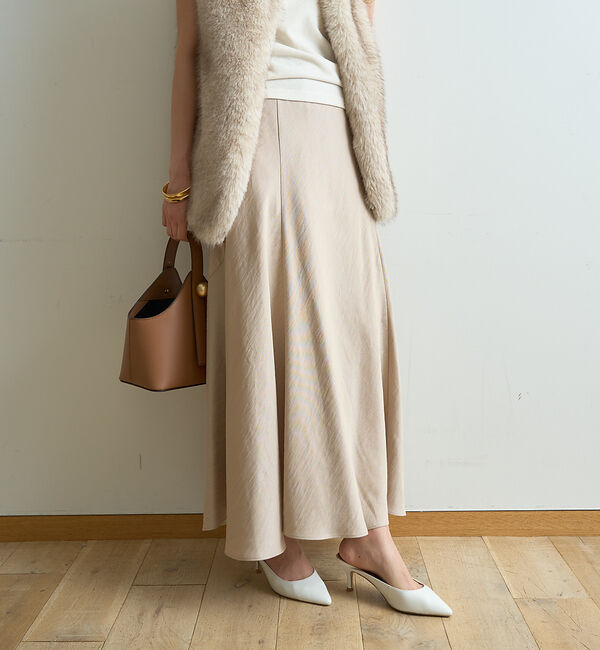 Rouge vif「切替フィブリルマキシスカート」|スカート|