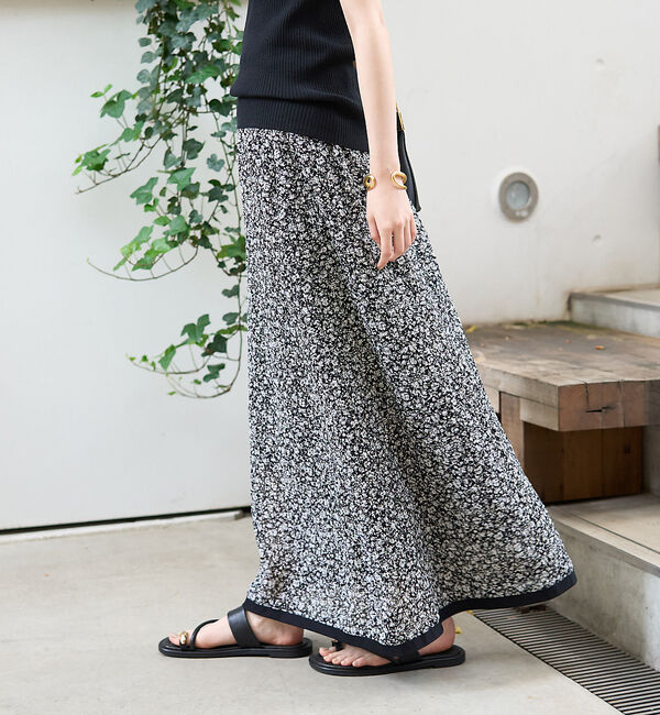 Rouge vif「ストレッチサッカープリントスカート」|スカート|