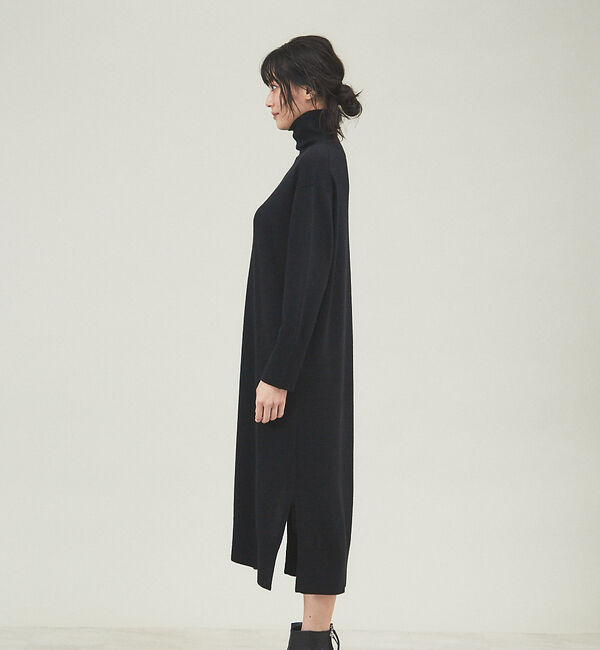 qualite「タートルネックニットワンピース」|ワンピース|