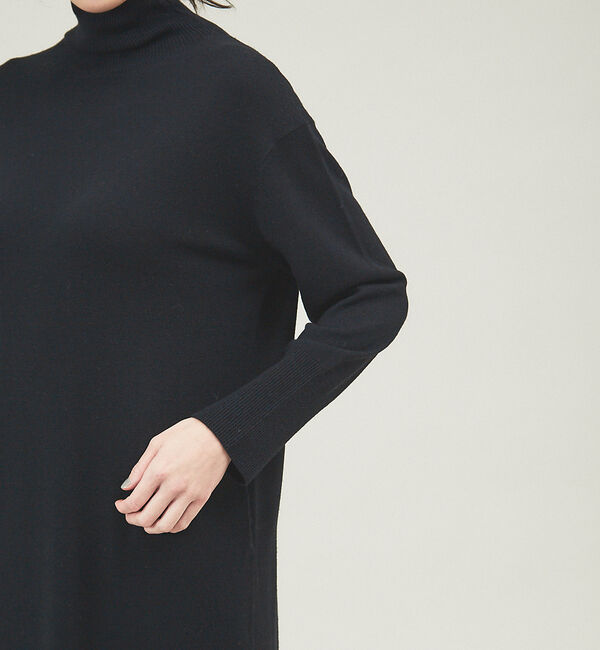 qualite「タートルネックニットワンピース」|ワンピース|